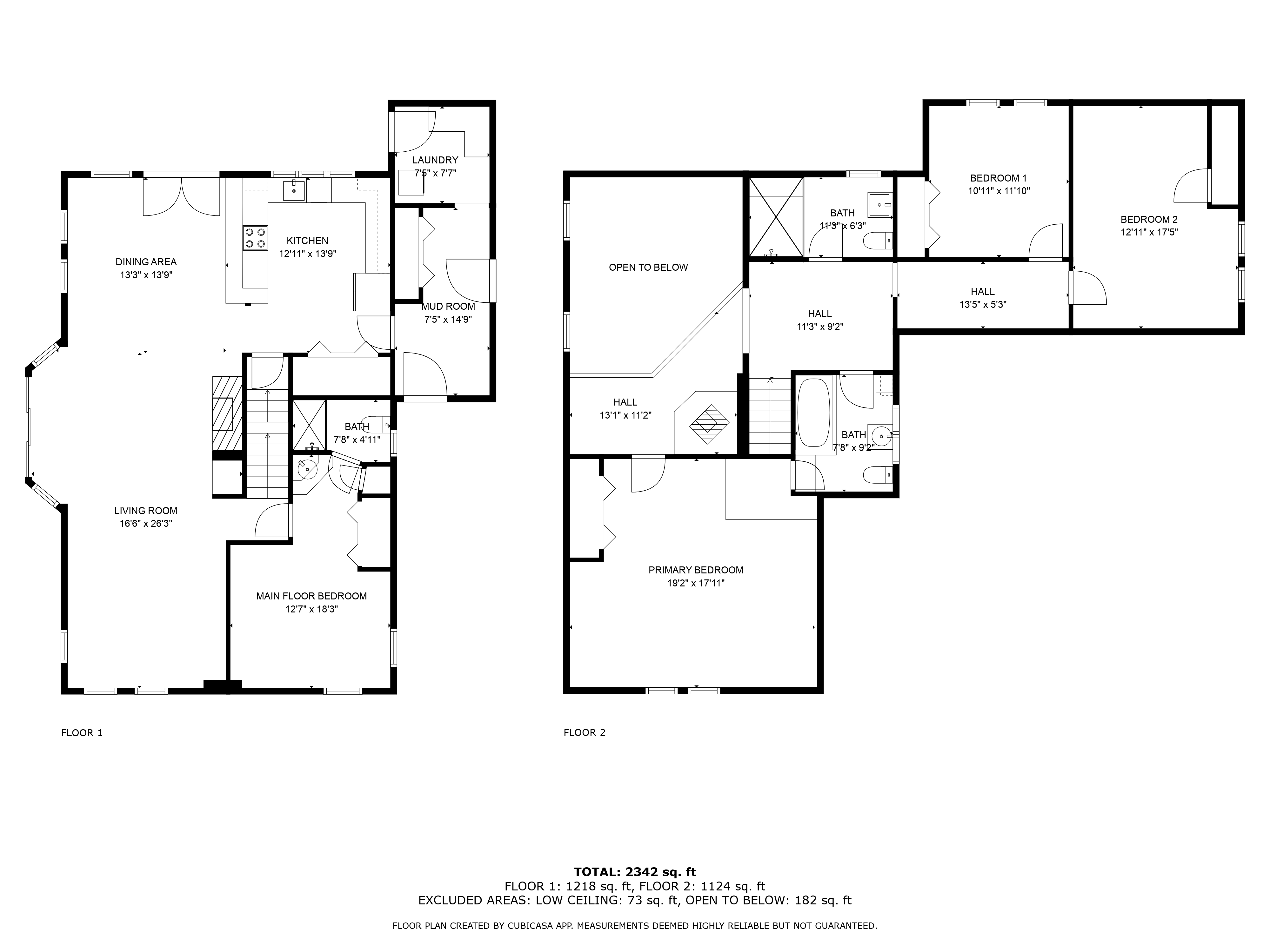 Floor Plans - 2-story Residence in Western Vermont two story home flour plans-real estate service western Vermont